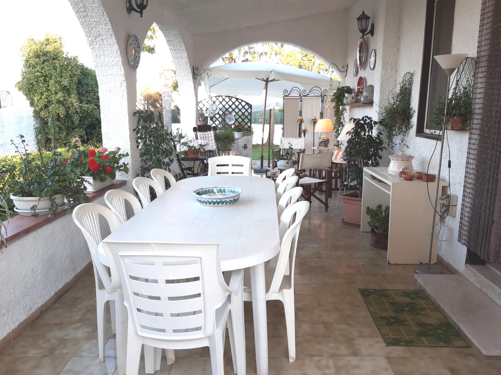 Dettaglio della villa